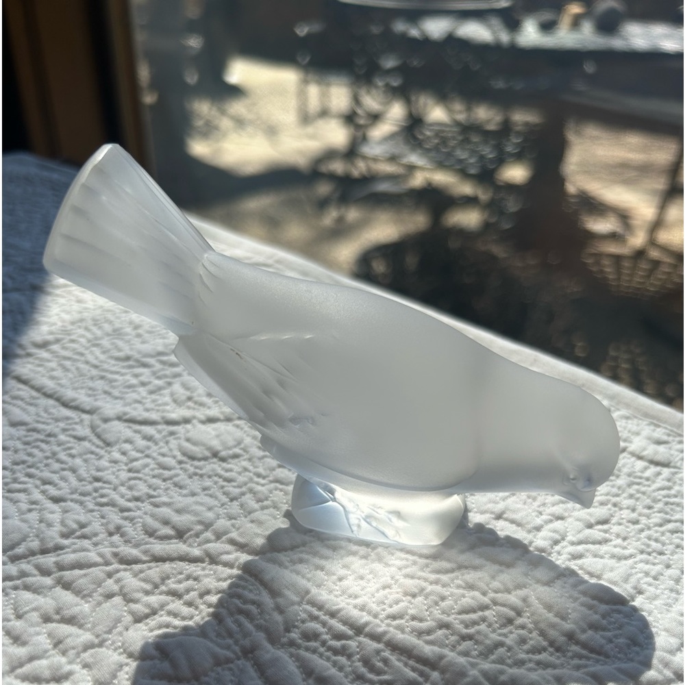 Lalique France Sparrow Bird